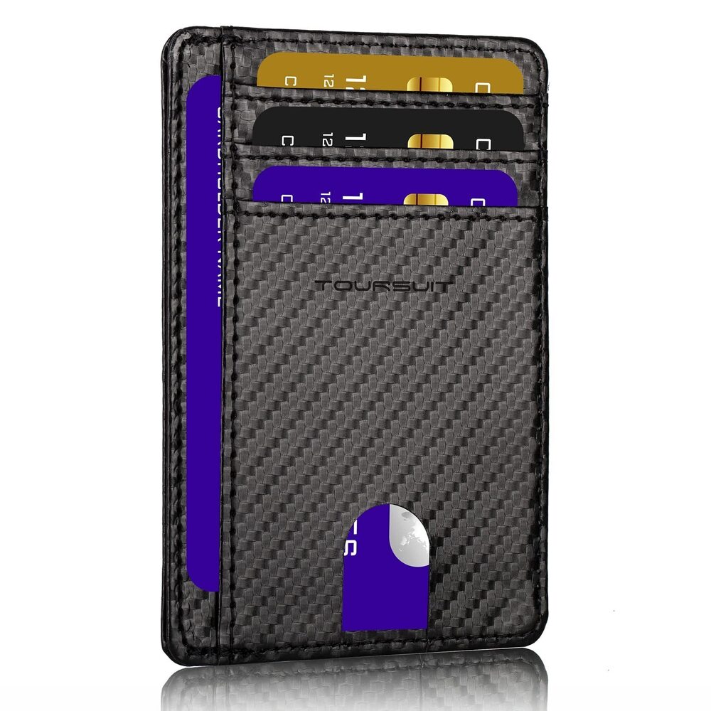 7313 Travel Minimalist Slim Front Pocket Wallet , RFID Blocking Credit Card